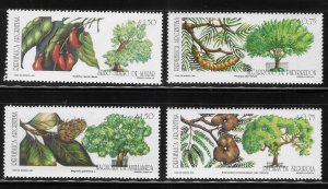 Argentina 1993 Nut Bearing Tree Sc 1801-1804 MNH A1614