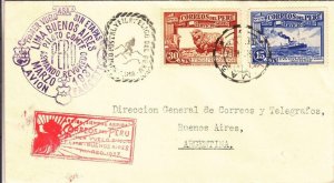 1937, 1st Flt., Lima, Peru to Buenos Aires, Argentina, See Remark (35080)