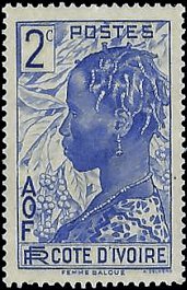 IVORY COAST   #113 MH (3)