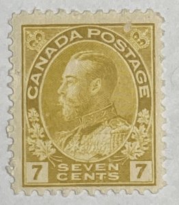 CANADA 1911-1925 #113 King George V 'Admiral' Issue - MNH (CV 150$ +)