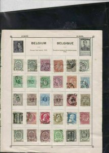 belgium stamps page ref 17343