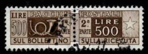 Italy Scott Q89 Used Parcel Post stamp typical cancel