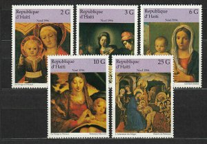 Haiti - 1996 - Christmas Stamps - Set of 5 Stamps - MNH