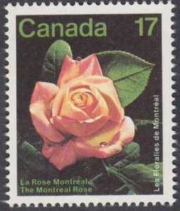 Canada - #896 Montreal Rose - MNH