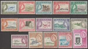 EDSROOM-17298 Virgin Islands 144-158 MNH 1964 Complete Queen Elizabeth CV$84.95