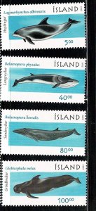 Iceland #945-8 MH whales