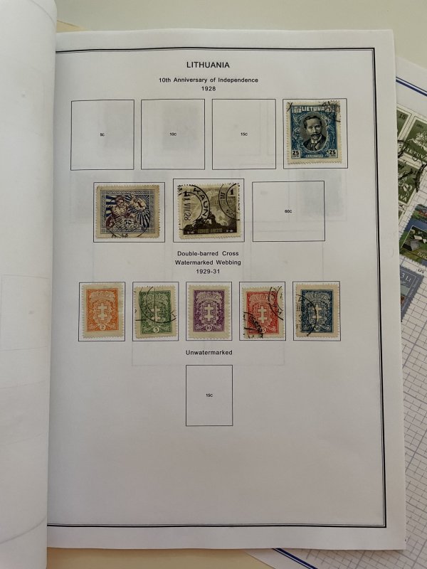 Collection of Lithuania stamps
