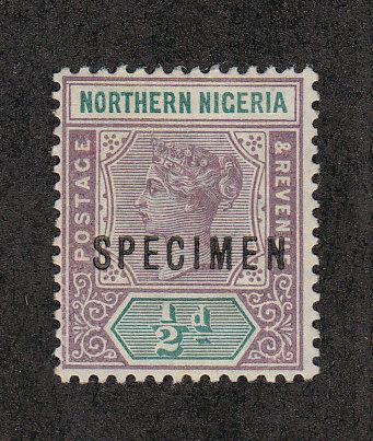 Northern Nigeria Scott #SG1 Specimen Ovpt Unused