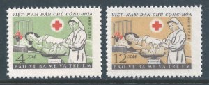 Viet Nam North #158-9 NGAI Int'l Children's Day