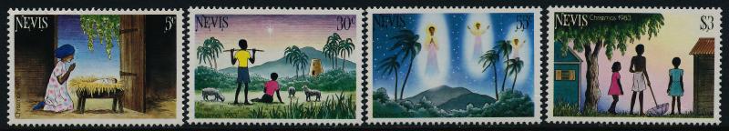 Nevis 186-9 MNH Christmas, Nativity, Angels