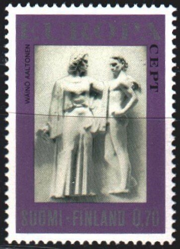 Finland. 1974. 749. Sculptures, europe-sept. MNH.