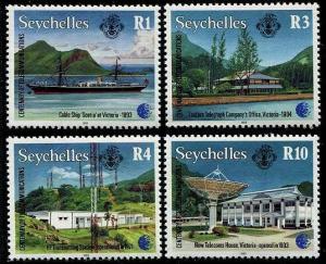 HERRICKSTAMP SEYCHELLES Sc.# 759-62 Telecommunications