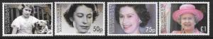 S.GEORGIA&S.SANDWICH SG417/20 2006 80th BIRTHDAY OF QUEEN ELIZABETH II MNH