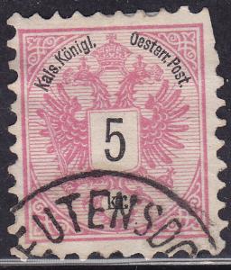 Austria 43 Coat of Arms 1883