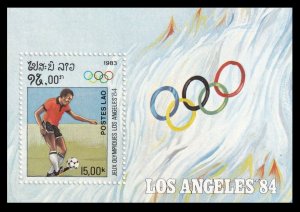 1983 Laos 624/B92 1984 Olympic Games in Los Angeles 5,00 €