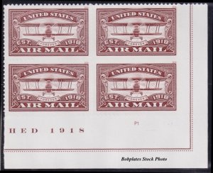BOBPLATES #5282 Airmail Plate Block VF MNH ~ See Details for #s/Pos
