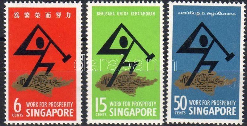 Singapore stamp Work and progress set 1968 MNH WS6209