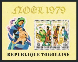 Togo C405a sheet,MNH.Michel Bl.149. Christmas 1979.Presentation of Infant Jesus,
