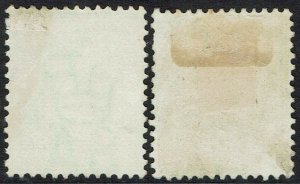 SOUTH AUSTRALIA 1899 QV OS 21/2D AND 4D USED  