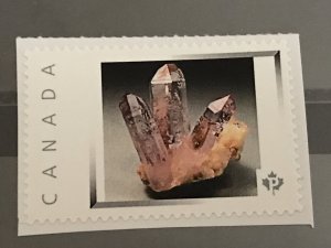 Canada Post Picture Postage Mint NH *purpe/pink Mineral GEM * *P* denomination
