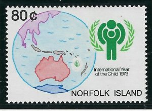 Norfolk Is 250 MNH 1979 Int'l Year of the Child (fe3318)