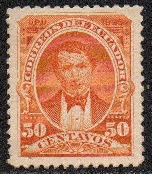 Ecuador Sc #52 Mint Hinged Reprint