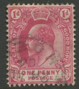 Cape of Good Hope - Scott 64 - Defifnite Issue -1902- Used - Single 1p Stamp