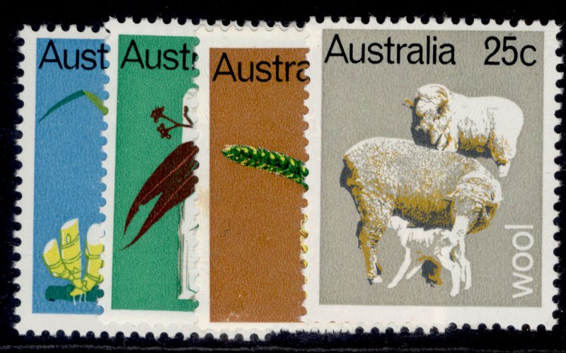 AUSTRALIA QEII SG440-443, 1969 primary industires set, NH MINT. 