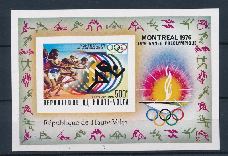 [44939] Burkina Faso 1976 Olympic games Montreal Athletics Imperf. MNH Sheet
