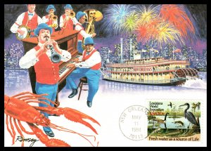 US 2086 Louisiana World Exposition Fleetwood U/A FDC Maxi Card