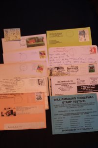 10 US postal cards or postally used pc's (#786)
