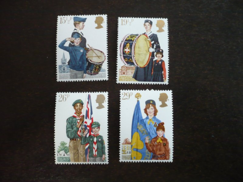 Stamps - Great Britain - Scott# 983-986 - Mint Never Hinged Set of 4 Stamps