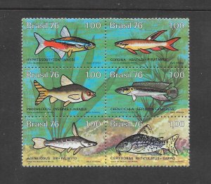 FISH - BRAZIL #1465a MNH