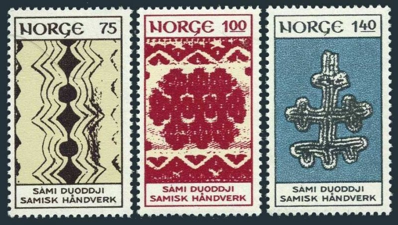 Norway 623-625,MNH.Michel 668-670. Handicrafts from Lapland,1973. 