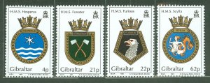 Gibraltar #587-590 Mint (NH) Single (Complete Set)