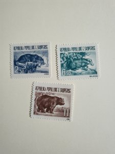Stamps Albania Scott #589-91 nh