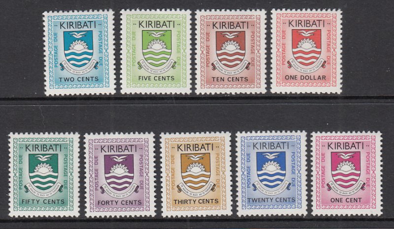 Kiribati J1-J9 MNH VF