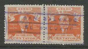 EL SALVADOR C98 VFU PAIR M436-4