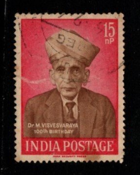 India - #332 Dr. Visvesvaraya  - Used
