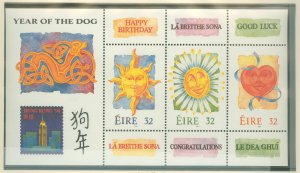 Ireland #917a Mint (NH) Souvenir Sheet (Dog)