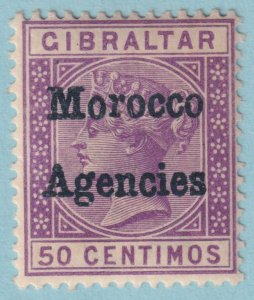 GREAT BRITAIN OFFICES - MOROCCO 10  MINT HINGED OG * NO FAULTS VERY FINE! - VDB