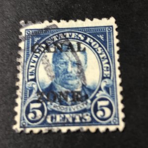 U.S.-CANAL ZONE # 86-USED---ROOSEVELT-----1926