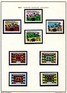 Mozambique vintage collection 1976 2 sheets #50-1 MH 22 stamps themes G