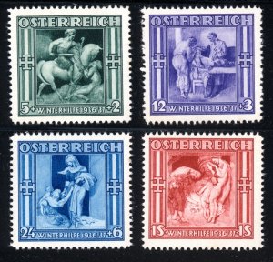 Austria 1936  Scott #B142-5 MNH