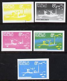 Nauru 1973 Catching Flying Fish 8c definitive (SG 105) se...