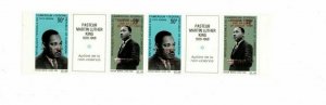 Cameroun - Martin Luther King First Man on the Moon ovpt - Strip of 4 stamps