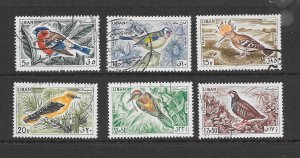 BIRDS - LEBANON #434-9 USED