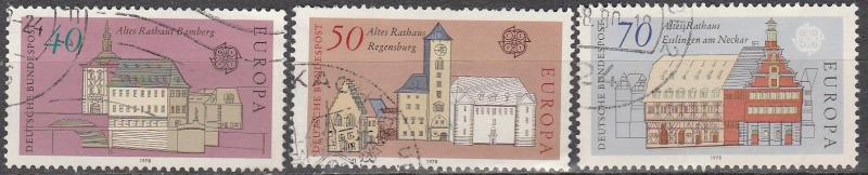 Germany #1270-72 F-VF Used  (S6377)