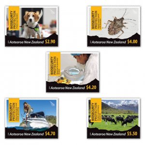 New Zealand 2025 Biosecurity Protection Complete Mint MNH Set