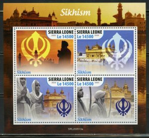 SIERRA  LEONE 2020 SIKHISM SHEET MINT NH